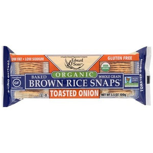 Edward & Sons Onion Toasted 12/3.5 Oz [UNFI #36182]