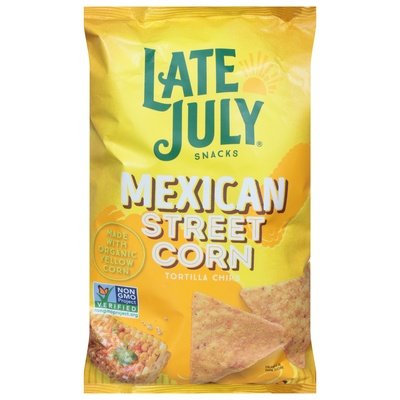 Late July Snacks Tortilla Chips Mexican Corn 12/7.8 Oz [UNFI #03035]