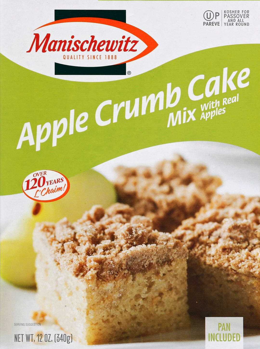 Manischewitz Cake Mix Apple Crumb 12/12 Oz [UNFI #79853]