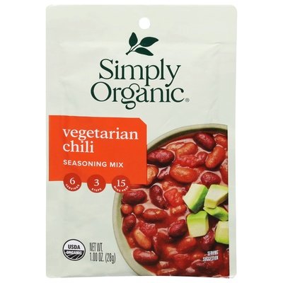 Simply Organic Vegetarian Chili 12/1 Oz [UNFI #53472]