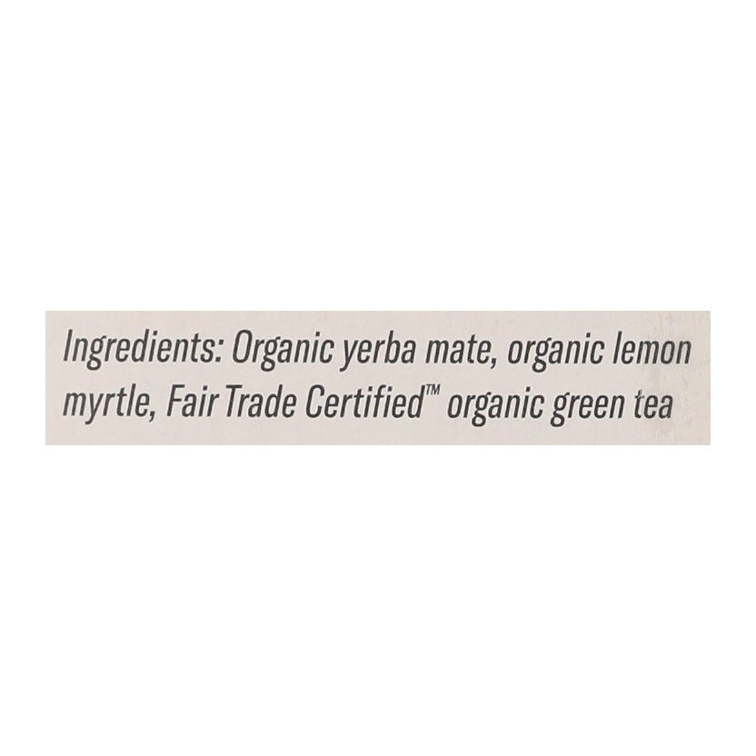 Numi Tea Mate Lemon 6/18 Bag [UNFI #36684]