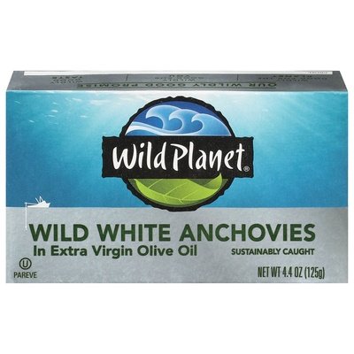 Wild Planet Wild Anchovies In Evoo White 12/4.4 Oz [UNFI #67925]