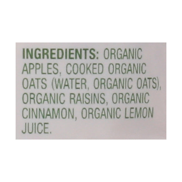 Sprout Apple Oatmeal Raisin With Cinnamon 12/3.5 Oz [UNFI #69553]