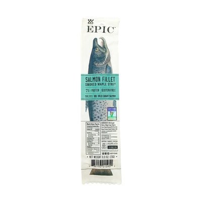 Epic 100% Wild Caugh Salmon Fillet 20/.8 Oz [UNFI #34819]