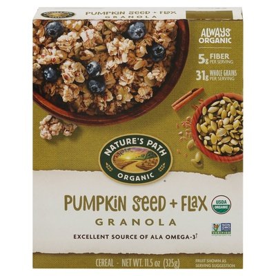 Natures Path Flax Plus W/Pumpkin Seed 12/11.5 Oz [UNFI #32371]