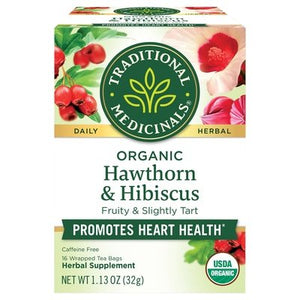 Traditional Medicinals Hawthorn With Hibiscus 6/16 Bag [UNFI #58114] T