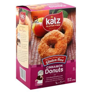 Katz Gluten Free Cinnamon Donuts 6/10.5 Oz [UNFI #75194]