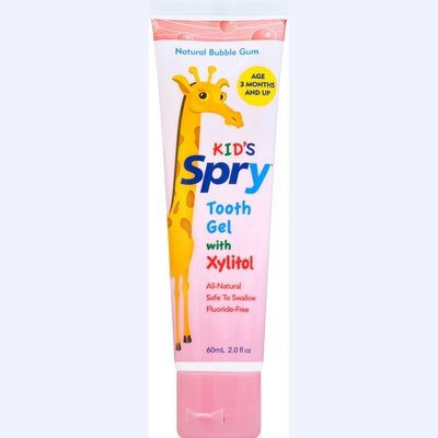 Spry Natural Bubble Gum 2 Oz [UNFI #87059] T