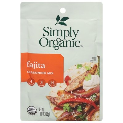 Simply Organic Fajita 12/1 Oz [UNFI #53471]