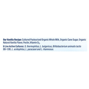 Stonyfield Organic Vanilla 4/6/4 Oz [UNFI #68471]