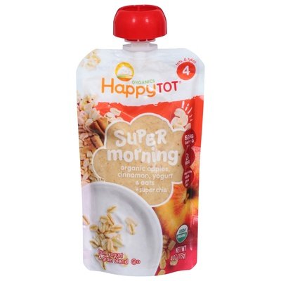 Happy Tot Yogurt & Oats Apple Cinnamon 16/4 Oz [UNFI #68931]
