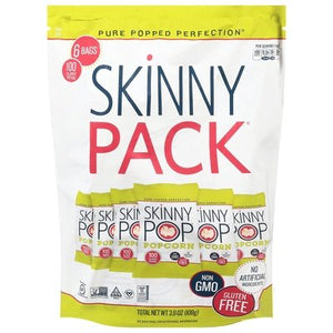 Skinnypop Popcorn Skinny Pack 100 Calorie Bags 10/6/.65 Oz [UNFI #88825]