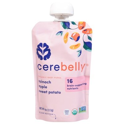 Cerebelly Spinach Apple Sweet Potato 6/4 Oz [UNFI #43380]