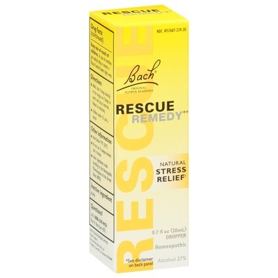 Bach Flower Essences Rescue Remedy 20 Ml [UNFI #86460] T