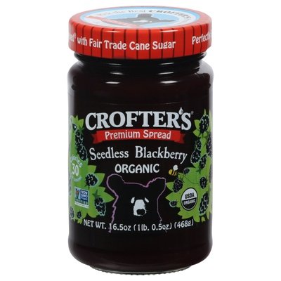 Crofters Seedless Blackberry Spread 6/16.5 Oz [UNFI #22553]