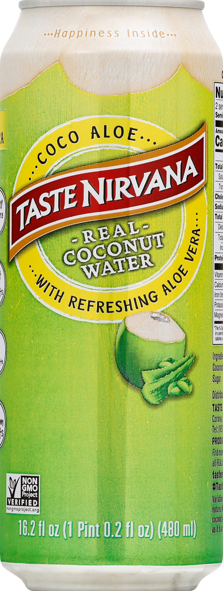 Taste Nirvana Coconut Water Coco Aloe 12/16.2 Oz [UNFI #31815]