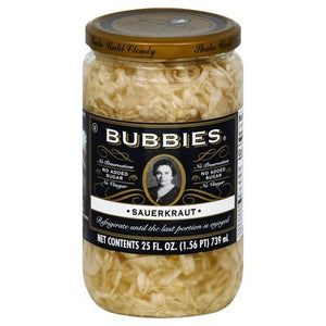 Bubbies Sauerkraut 6/25 Oz [UNFI #43914]