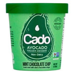 Cado Desserts Mint Chocolate Chip 8/1 Pint [UNFI #52643]