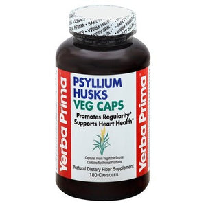 Yerba Prima Psyllium Husks 180 Vcap [UNFI #40736] T