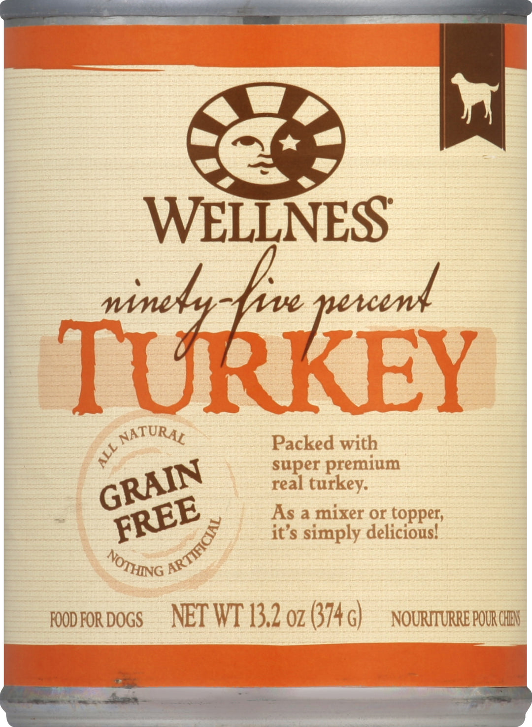 Wellness Ninety Five Turkey Dog Canned 12/13.2 Oz [UNFI #31786] T
