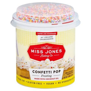 Miss Jones Baking Co Confetti Pop Frosting 6/11.98 Oz [UNFI #22251]