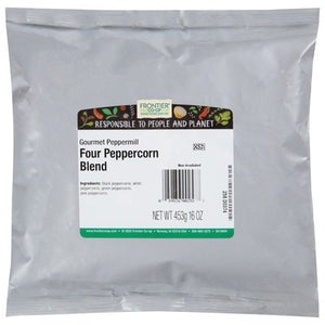 Frontier Nat Prod Co-op Peppermill Gourmet 4 Pepper Blend 1 Lb [UNFI #34051]