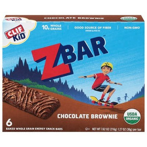Clif Kid Zbar Chocolate Brownie 9/6/1.27 Oz [UNFI #07982]