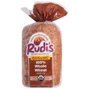 Rudis Rocky Mountain Bakery 100% Whole Wheat 8/22 Oz [UNFI #77819]