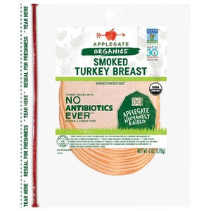 Applegate Farms Smoked Turkey Sliced 12/6 Oz [UNFI #74376]