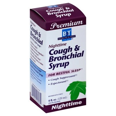 Boericke & Tafel Inc. Cough & Bronchial Syrup Nighttime 4 Oz [UNFI #54695] T