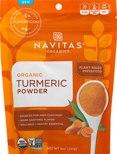 Navitas Organics Tumeric Powder 6/8 Oz [UNFI #49808]