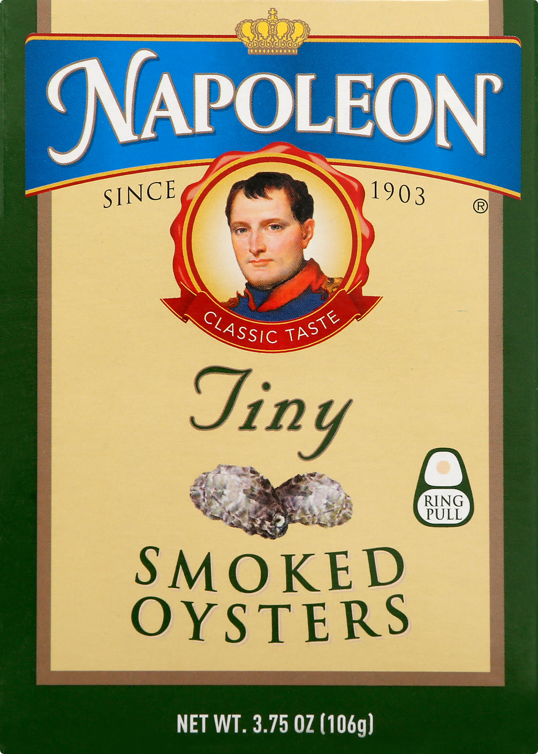 Napoleon Co. Smoked Oysters,Tiny 3.75 Oz [UNFI #58488]