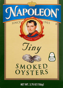 Napoleon Co. Smoked Oysters,Tiny 3.75 Oz [UNFI #58488]