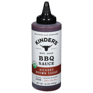 Kinders Organic Hickory Brown Sugar 6/16 Oz [UNFI #44587]