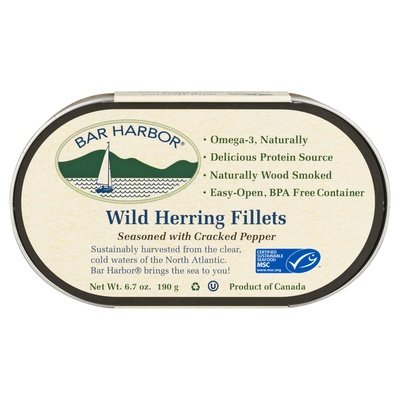 Bar Harbor Herring Smoked W/Cracked Pepper 12/6.7 Oz [UNFI #88838]