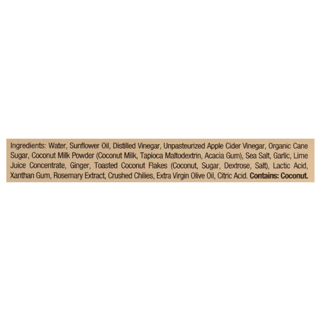 Acid League Toasted Coconut Dressing 6/12 Oz [UNFI #60500]
