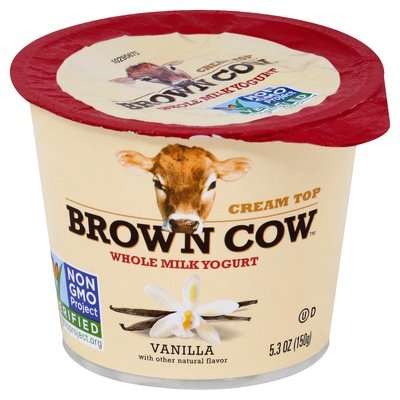 Brown Cow Vanilla 12/5.3 Oz [UNFI #36692]