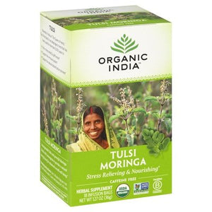 Organic India Tea Tulsi Moringa 6/18 Bag [UNFI #65674] T