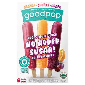 Goodpop Assorted Junior Pops 8/6/1.65 Oz [UNFI #82768]