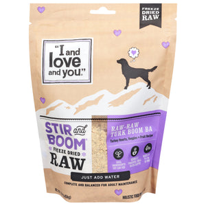I And Love And You Dog Food Raw Raw Turkey Boom 6/1 LB [UNFI #39305] T
