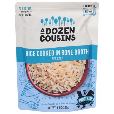A Dozen Cousins Rice Sea Salt 6/8 Oz [UNFI #13034]
