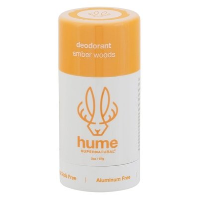 Hume Supernatural Deodorant Amber Woods Stick 2 Oz [UNFI #29082] T