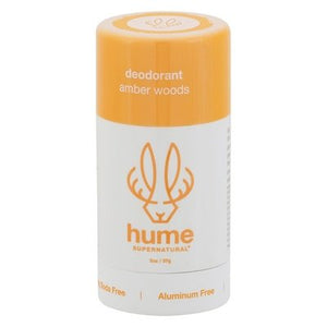 Hume Supernatural Deodorant Amber Woods Stick 2 Oz [UNFI #29082] T
