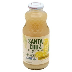 Santa Cruz Organic Lemon 8/16 Oz [UNFI #52712]