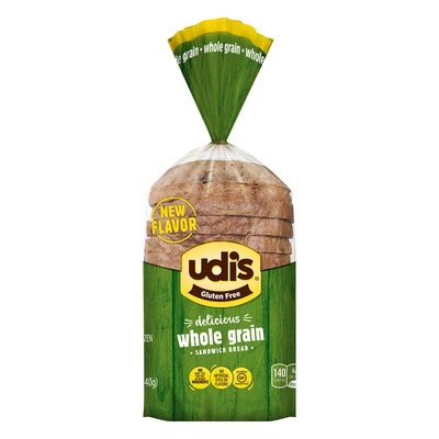 Udis Gluten Free Bread,Delicious Multigrain Gluten Free 8/12 Oz [UNFI #72055]