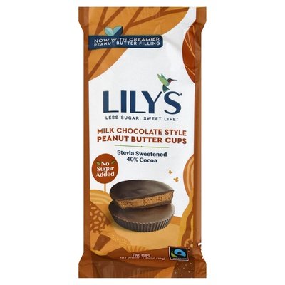 Lilys Milk Choc Pnut Butter Cup 2Pk 12/1.25 Oz [UNFI #89950]