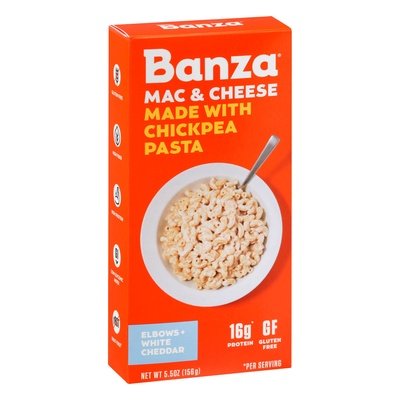 Banza Mac & White Cheddar Cheese 6/5.5 Oz [UNFI #18126]
