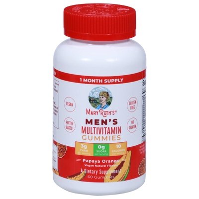 Mary Ruths Mens Multivitamin Gummies 60 Ct [UNFI #88648] T
