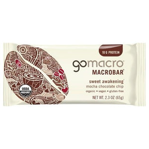 Gomacro Mocha Chocolate Chip 12/2.3 Oz [UNFI #46582]