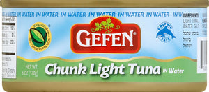 Gefen Tuna Chunk Light In Water 48/6 Oz [UNFI #67144]